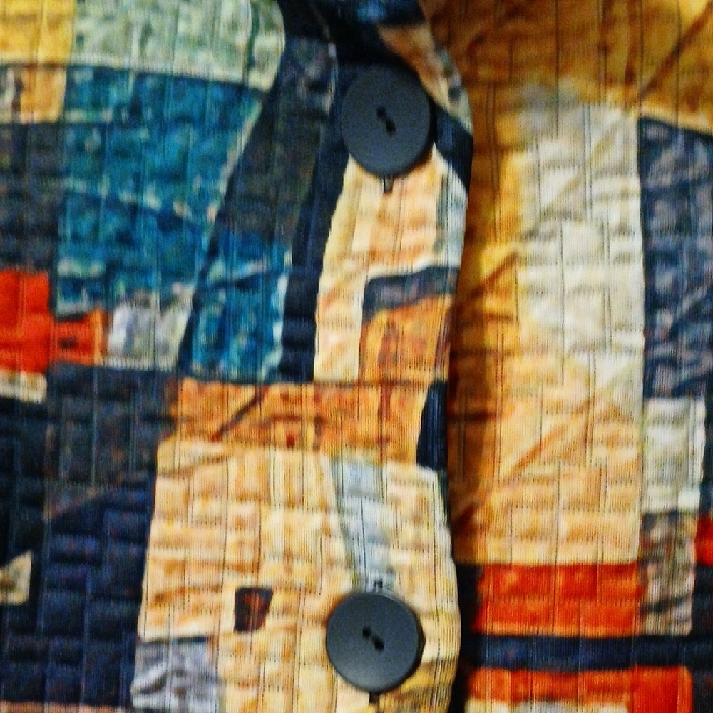 Damee Multicolor oversized Patchwork Jacket - image 3